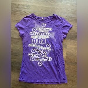 Purple Outer Banks Kids T-Shirt